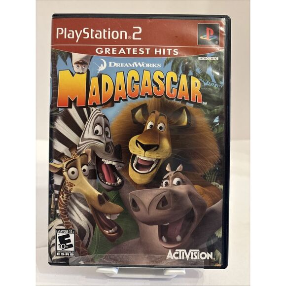 Madagascar Sony PlayStation 2 PS2, 2005 Complete w/‎ Manual Tested Greatest Hits - Picture 1 of 15